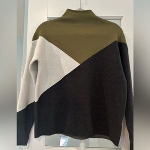 Tahari Color Block sweater women’s size M